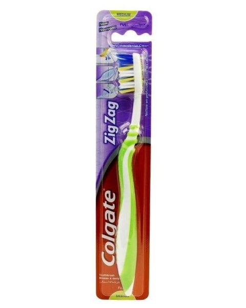 Colgate ZigZag Antibacterial Medium Szczoteczka do Zębów