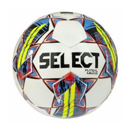 Piłka nożna halowa Select Futsal Mimas FIFA Basic 22 biało-niebieska rozm 4 17624