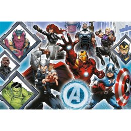 Puzzle 104 elementy XL Super Shape Twoi ulubieni Avengersi