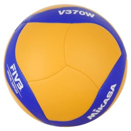 Piłka do siatkówki Mikasa V370W żółto-niebieska rozm. 5