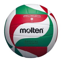 Piłka do siatkówki Molten V5M2000 Light biało-czerwono-zielona rozm. 5