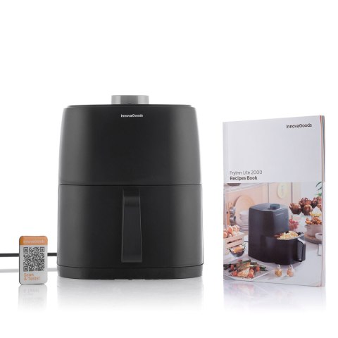 Frytkownica Airfryer InnovaGoods Czarny 1200W 2L Frytkownica Airfryer InnovaGoods Czarny 1200W 2L