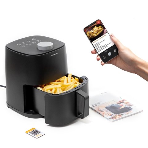 Frytkownica Airfryer InnovaGoods Czarny 1200W 2L Frytkownica Airfryer InnovaGoods Czarny 1200W 2L