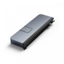Koncentrator USB 7-in-2 USB-C HUB Grey HDMI/RJ45/USB-A/MicroSD/USB4