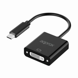 Adapter USB C na DVI approx! APPC51 Czarny