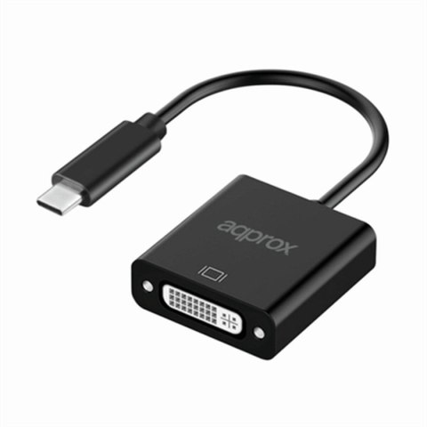 Adapter USB-C na DVI approx! APPC51 Czarny Adapter USB-C na DVI approx! APPC51 Czarny