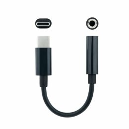 Adapter USB C na Jack 3.5 mm NANOCABLE 10.24.1205 Czarny
