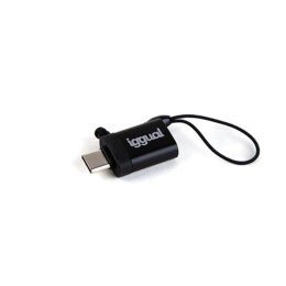 Adapter USB C na USB iggual IGG318409 Czarny