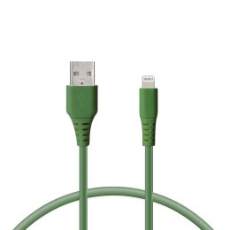 Kabel do Danych/Ładowania z USB KSIX Kolor Zielony 1 m