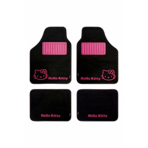 Zestaw Dywaników do Samochodu Hello Kitty Czarny Różowy (4 pcs) Zestaw Dywaników do Samochodu Hello Kitty Czarny Różowy (4 pcs)