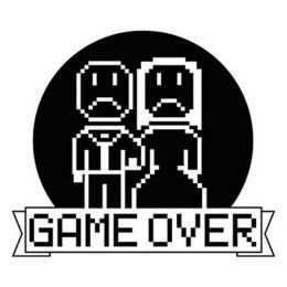 Klej Samochodowy Game Over