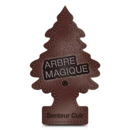 Odświeżacz powietrza do samochodu Arbre Magique Little Trees Skóra