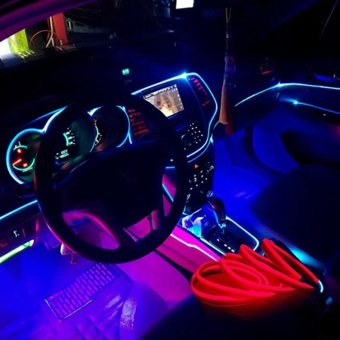 Sznurek neonowy OCC Motorsport 3 m Światłowód Sznurek neonowy OCC Motorsport 3 m Światłowód