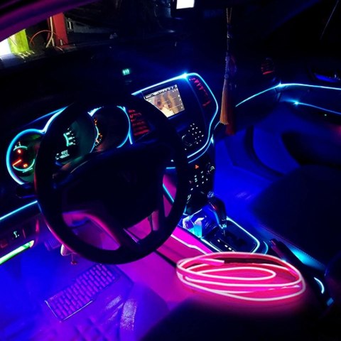 Sznurek neonowy OCC Motorsport 3 m Światłowód Sznurek neonowy OCC Motorsport 3 m Światłowód
