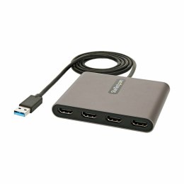 Adapter USB 3.0 na HDMI Startech USB32HD4 Czarny Szary Wielokolorowy 1 m