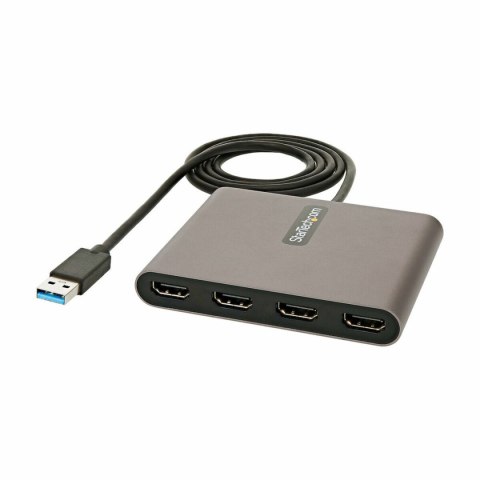 Adapter USB 3.0 na HDMI Startech USB32HD4 Czarny Szary Wielokolorowy 1 m Adapter USB 3.0 na HDMI Startech USB32HD4 Czarny Szary Wielokolorowy 1 m