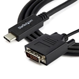 Adapter USB C na DVI Startech CDP2DVIMM2MB Czarny