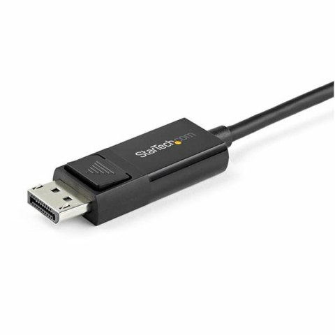 Adapter USB C na DisplayPort Startech CDP2DP1MBD Czarny 1 m Adapter USB C na DisplayPort Startech CDP2DP1MBD Czarny 1 m