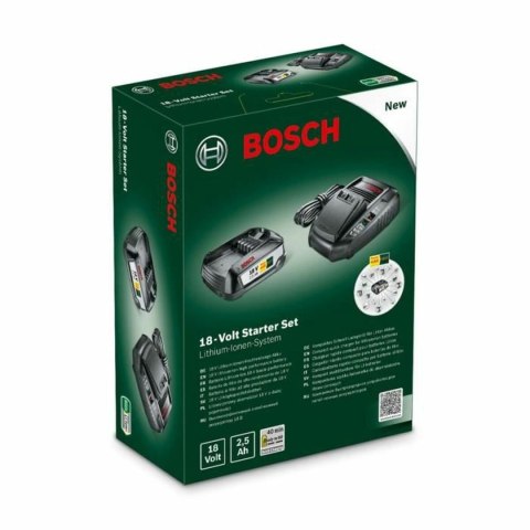 Charger and rechargeable battery set BOSCH AL1830CV Power4all 2,5 Ah 18 V Charger and rechargeable battery set BOSCH AL1830CV Power4all 2,5 Ah 18 V