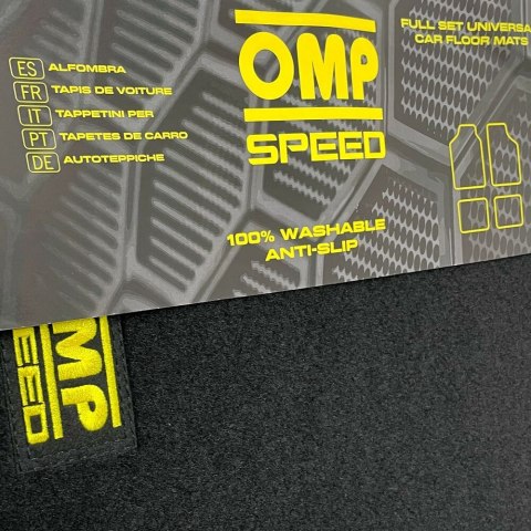 Dywanik do Samochodu OMP SPEED Uniwersalny Żółty Dywanik do Samochodu OMP SPEED Uniwersalny Żółty