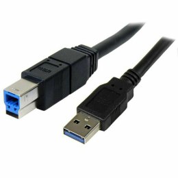 Kabel USB A na USB B Startech USB3SAB3MBK 3 m Czarny