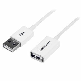Kabel USB Startech USBEXTPAA1MW Biały