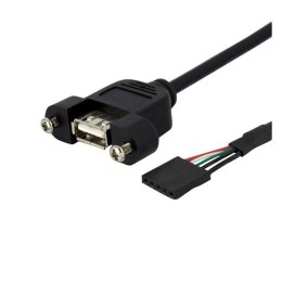 Kabel USB Startech USBPNLAFHD3 Czarny 90 cm