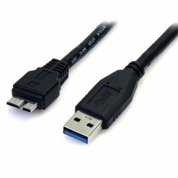 Kabel USB do Micro USB Startech USB3AUB50CMB Czarny