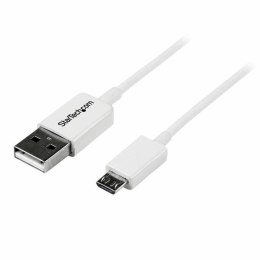 Kabel USB do micro USB Startech USBPAUB2MW Biały Żółty (4 Sztuk)