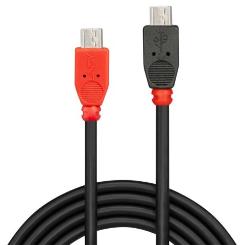 Kabel Micro USB LINDY 31758 50 cm Czarny Kabel Micro USB LINDY 31758 50 cm Czarny
