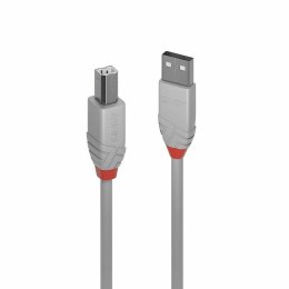 Kabel Micro USB LINDY 36684 Czarny Szary