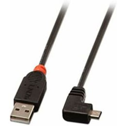 Kabel USB 2.0 A na Micro USB B LINDY 31975 50 cm Czarny