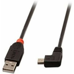 Kabel USB 2.0 A na Mini USB B LINDY 31972 2 m Czarny