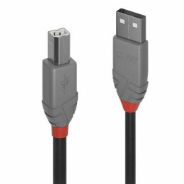 Kabel USB A na USB B LINDY 36672 Czarny 1 m