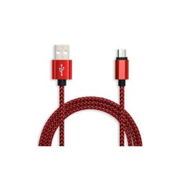 Kabel USB do micro USB Wirboo W606 Czerwony 2,5 m