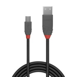 Kabel Micro USB LINDY 36725 5 m Czarny