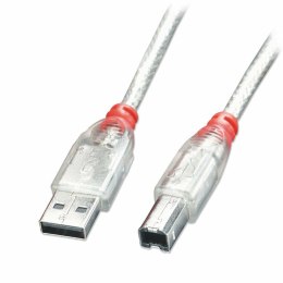 Kabel USB A na USB B LINDY 41754 3 m Biały