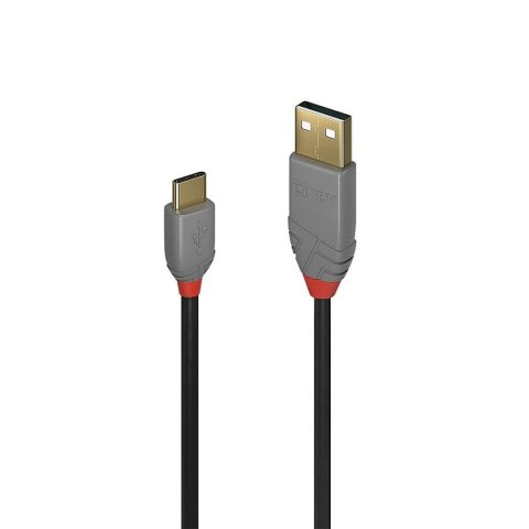 Kabel USB A na USB C LINDY 36887 Czarny 2 m Kabel USB A na USB C LINDY 36887 Czarny 2 m