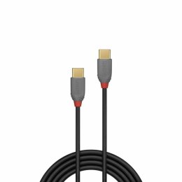 Kabel USB C LINDY 36872 2 m Czarny Szary