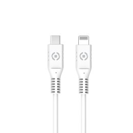 Kabel USB-C do Lightning Celly Biały 1 m
