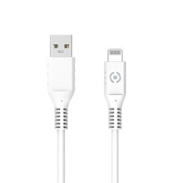 Kabel USB do Lightning Celly Biały 1 m