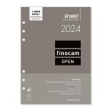 Kartki do dziennika Finocam Open R1097 2024 Biały 15,5 x 21,5 cm