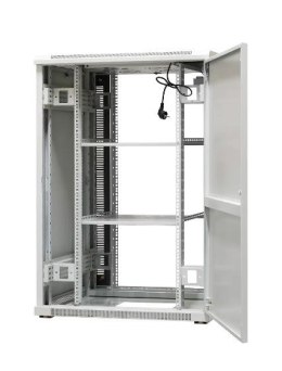 EmiterNet Szafa ramowa stojąca 24U, drzwi przód blacha/szkło, 800x800x1180mm (szer./gł./wys.)
