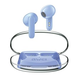 Słuchawki Bluetooth 5.3 T85 ENC TWS niebieskie