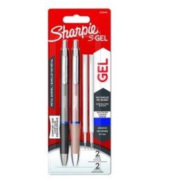 Długopis żelowy Sharpie S-GEL METAL - blister 2szt. (korpusy metaliczne złoty i srebrny, 2xwkład niebieski) M 0,7mm 2162644