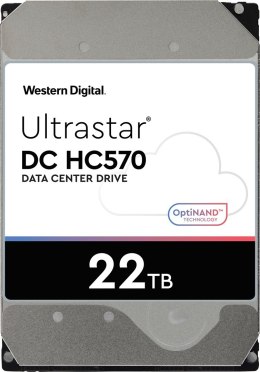 Dysk serwerowy HDD Western Digital Ultrastar DC HC570 WUH722222ALE6L4 (22 TB; 3.5