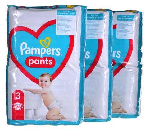 PAMPERS Pieluchy MTH Rozm 3, 6-11kg, 204szt. PAMPERS Pieluchy MTH Rozm 3, 6-11kg, 204szt.