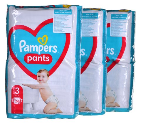 PAMPERS Pieluchy MTH Rozm 3, 6-11kg, 204szt.