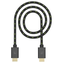 Snakebyte Kabel HDMI 2.0 - HDMI 2.0 Trzymetrowy 4K/8K Czarno zielony