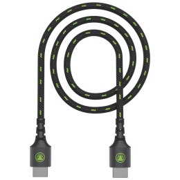 Snakebyte Kabel HDMI 2.1 - HDMI 2.1 Dwumetrowy 4K/8K Czarno zielony